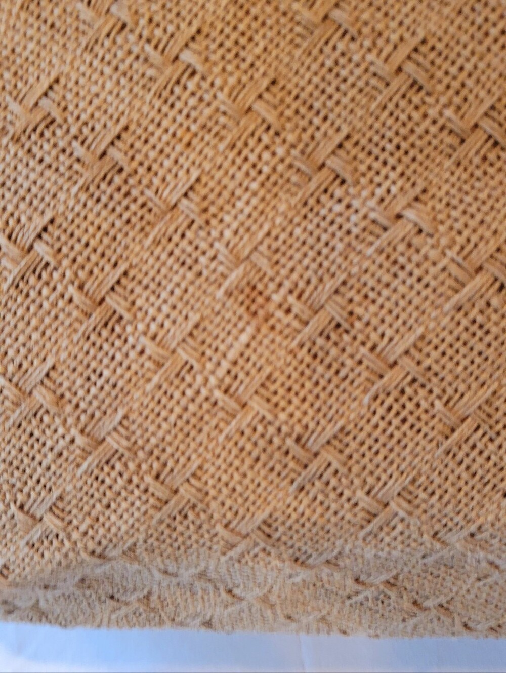 SOLD!!!!De Vecchi Woven Straw Tote with Learher Trim - Picture 5 of 10
